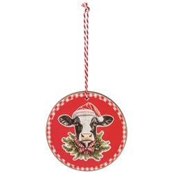 Down on the Farm Round Ornament - 6 Asstd.