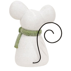 Holly Jolly Sugar Plum Jingle Leg Resin Mouse - 3 Asstd.