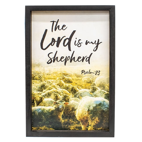 The Lord Is My Shepherd Framed Print - 12" x 18"