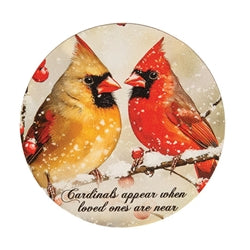 Cardinals Appear Round Magnet - 3 Asstd.