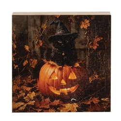 Spooky Harvest Block - 3" Sq. - 3 Asstd.