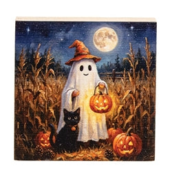 Spooky Harvest Block - 3" Sq. - 3 Asstd.