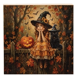 Thoughts of Halloween Block - 5" Sq. - 3 Asstd.