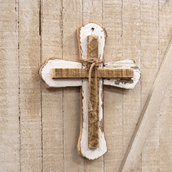 Distressed Layered Wooden Cross