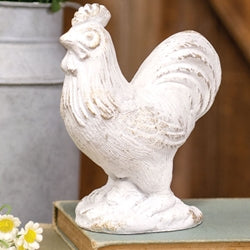 Distressed Gold Flecked Cement Chicken Sitter