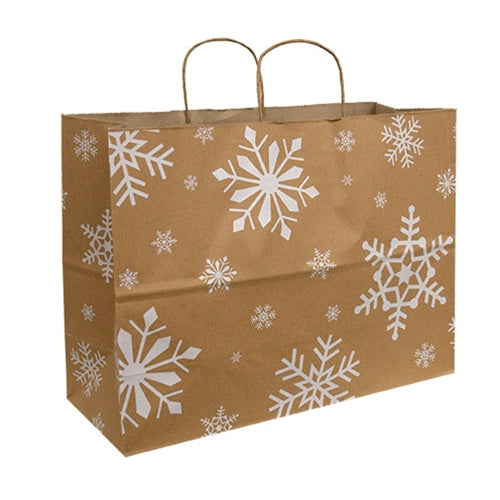 Snowflakes Gift Bag - 16"x6"x12"