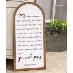 Irish Blessing Arch Sign