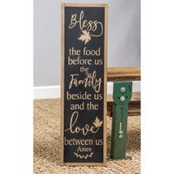Bless the Food Engraved Wooden Sign