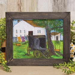 Summer Day Textured Framed Print - 10x8