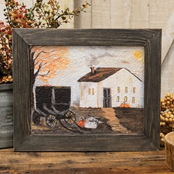 Autumn Buggy Textured Framed Print - 10x8