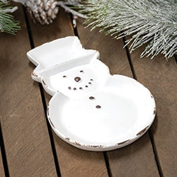 Resin Snowman Trinket Tray