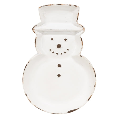 Resin Snowman Trinket Tray