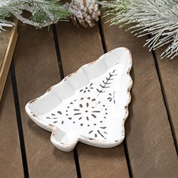 Resin Christmas Tree Trinket Tray
