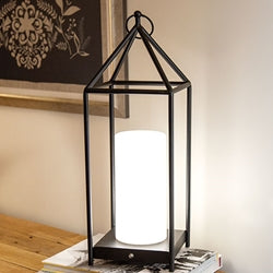 Black Metal Open Air Tri-Function LED Lantern – Primitive Renditions