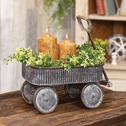 Rustic Metal Wagon