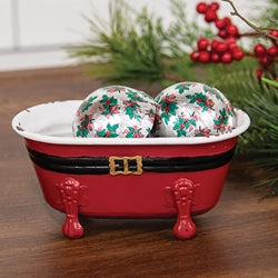 Iron Santa Bathtub Soap Dish