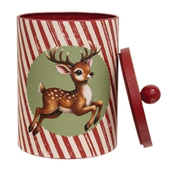 3/Set - Nostalgic Christmas Metal Canisters