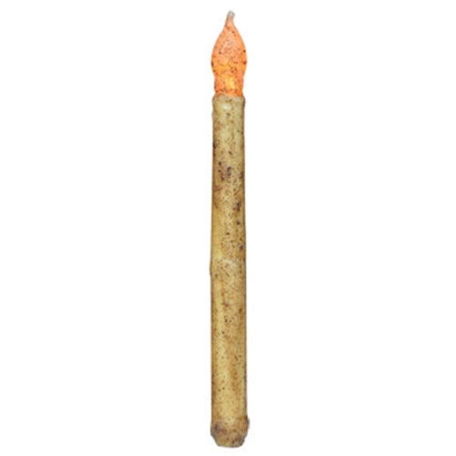 Burnt Ivory 11" LED Taper