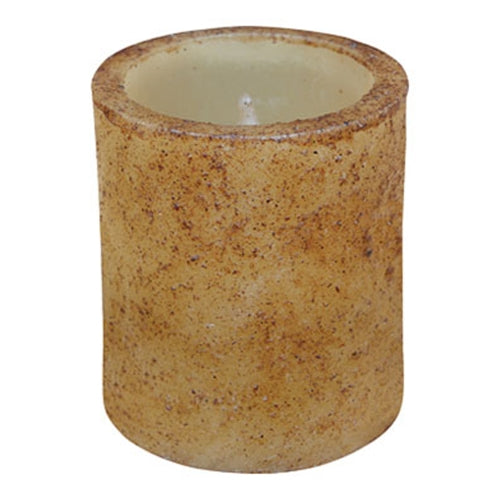 3.5" Burnt  Ivory Timer Pillar