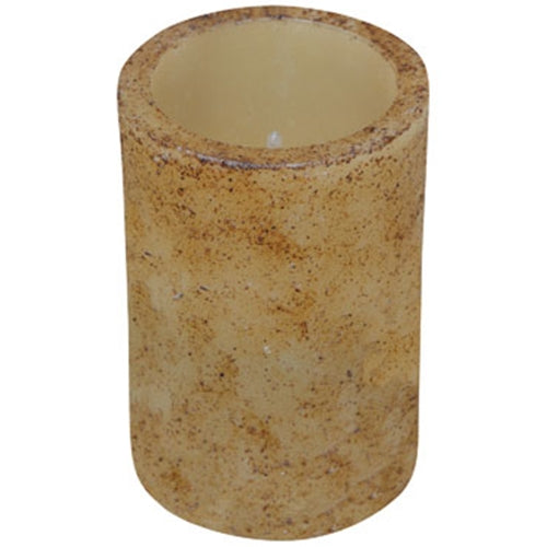 4.5" Burnt  Ivory Timer Pillar