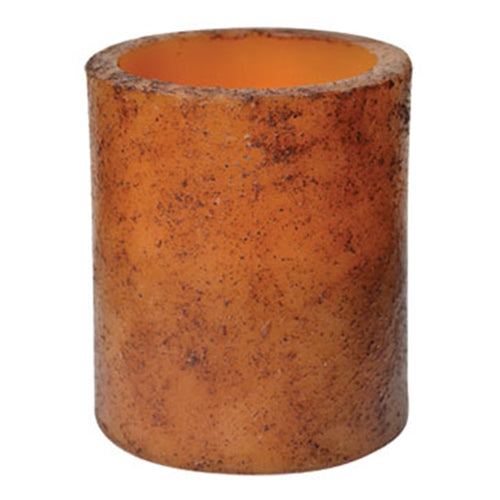 3.5" Burnt Mustard Timer Pillar