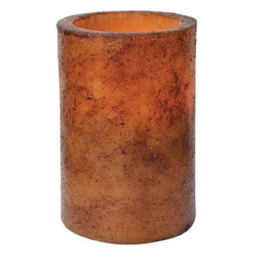 4.5" Burnt Mustard Timer Pillar