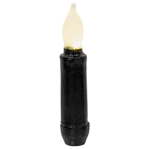 Black Gloss Timer Taper 4 inch