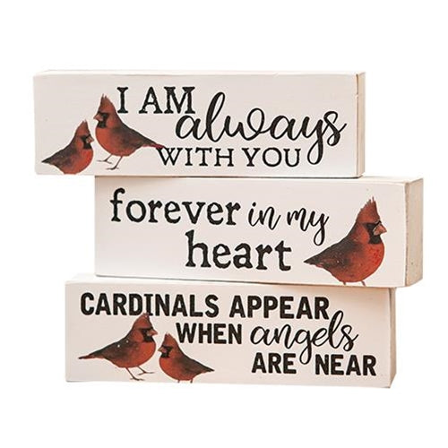 Set/3 Always With You Cardinal Blocks