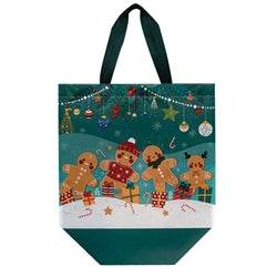 Eco-Friendly Reusable Winter Tote Bag - 4 Asstd.