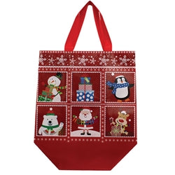 Eco-Friendly Reusable Winter Tote Bag - 4 Asstd.
