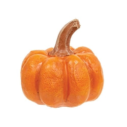 Resin Carved Look Pumpkin - 2.5"H - 3 Asstd.
