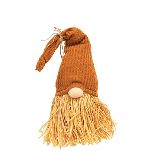 Burnt Orange Raffia Gnome Small