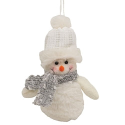 Winter Snowman or Reindeer Ornament 2 Asstd.