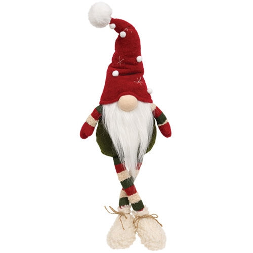 *Christmas Star & Polka Dot Gnome w/Dangle Legs