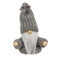 Mini Red & Gray Knit Hat Gnome 2 Asstd.