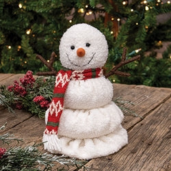 Melting Snowman with Scarf