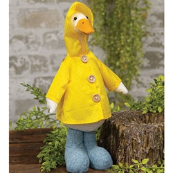 Standing Duck in Raincoat