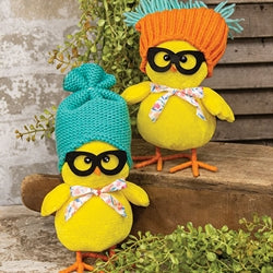 Standing Chick with Hat and Glasses - 2 Asstd.