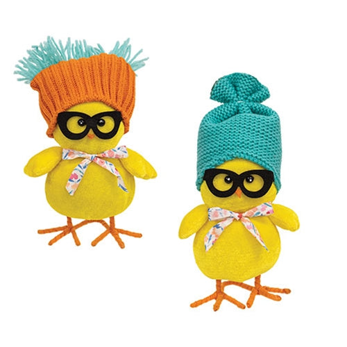 Standing Chick with Hat and Glasses - 2 Asstd.