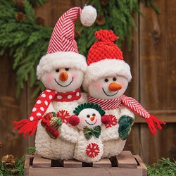 Christmas Snowman Family