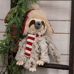 Fuzzy Sloth w/ Trapper Hat