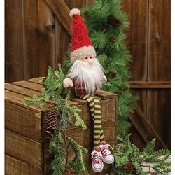 Dangle Leg Converse Santa