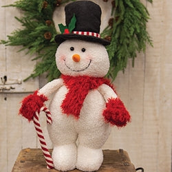Standing Holly Snowman