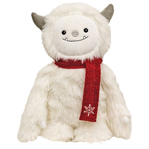 Standing Cheerful Winter Yeti
