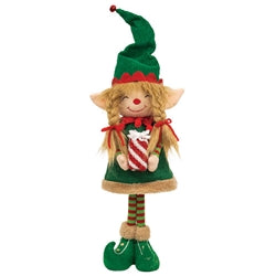Plush Standing Christmas Elf - 2 Asstd