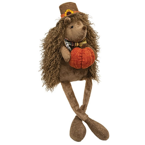 Plush Dangle Leg Harvest Hedgehog