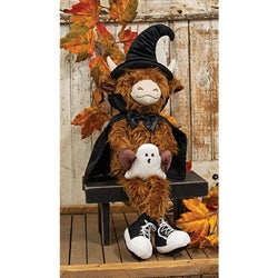 Dangle Leg Halloween Highland Cow