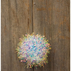 Opalescent Tinsel Ball Ornament - 5"