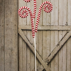 Soft Knit Peppermint Twist Trio Plant Poke - 29"H