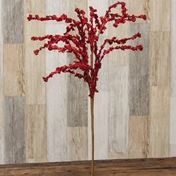 Crimson Sparkle Party Spray - 24"H